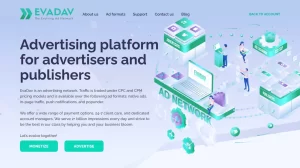 Evadav — рекламируй и монетизируй трафик! 3 варианта заработка